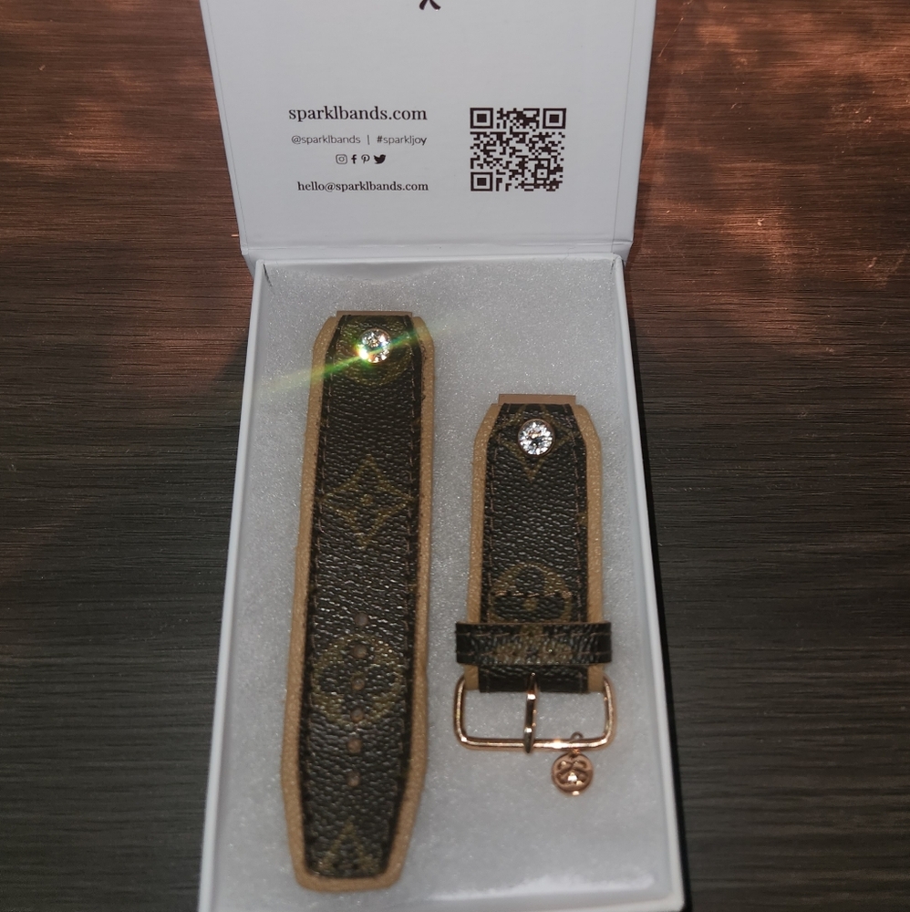 Sparkl Authentic upcycled LV monogram Samsung 40-44mm size 3